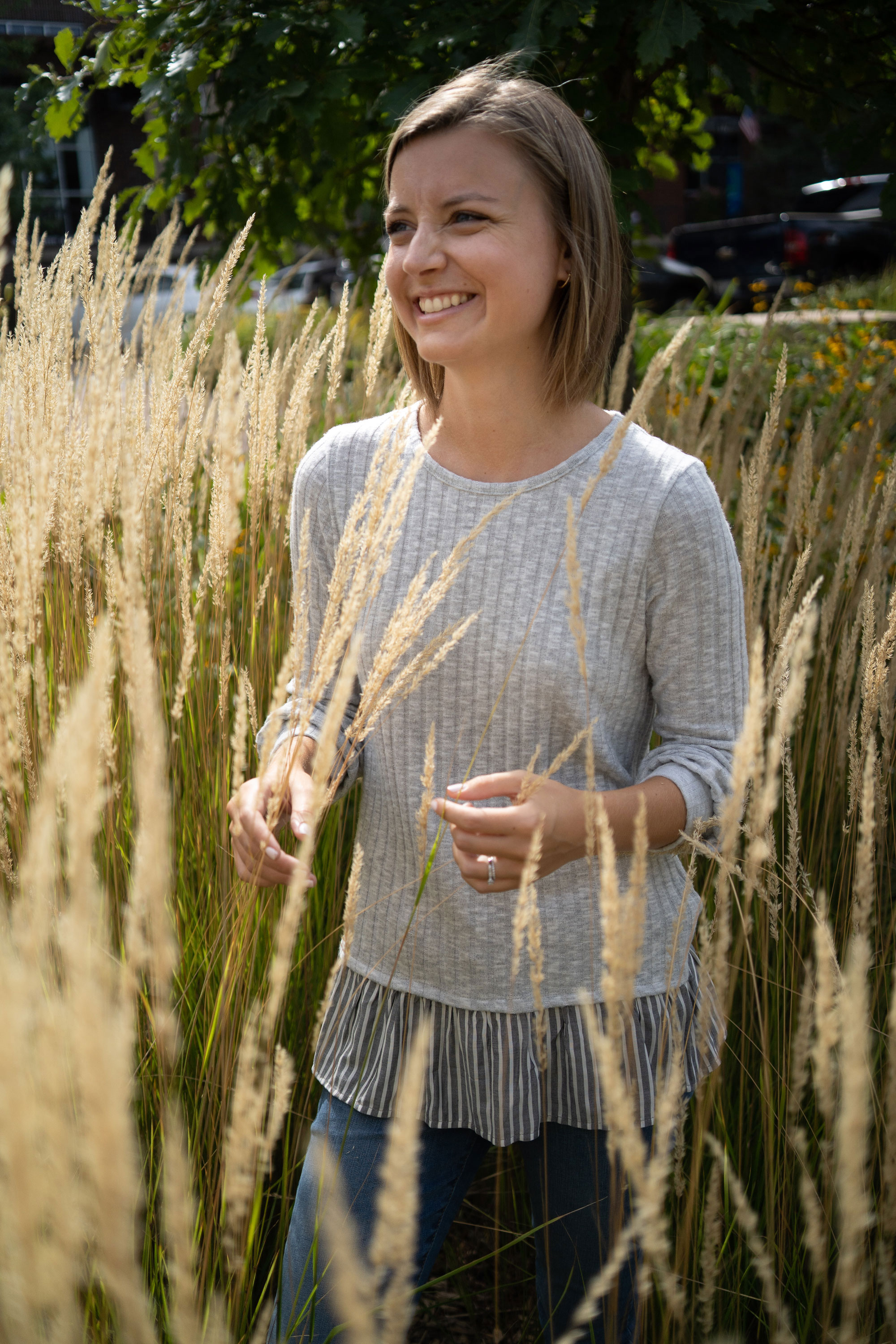 Lady in Grass