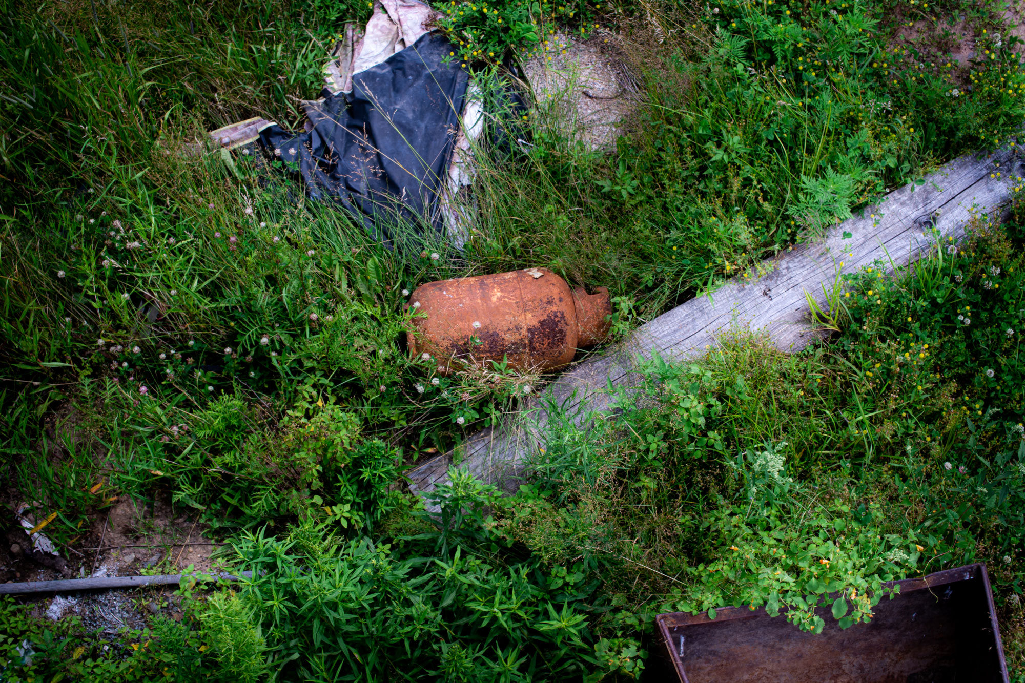 Rusted Propane Tank