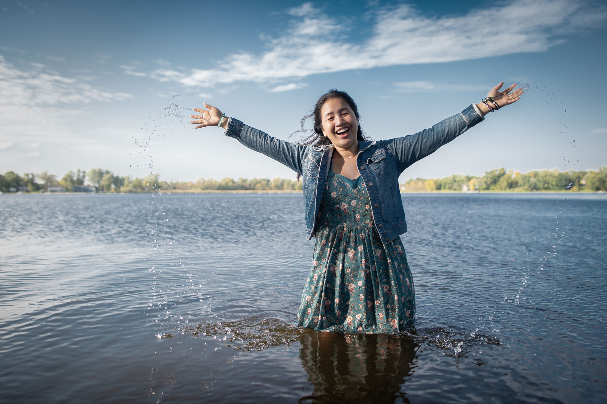 Woman in the water